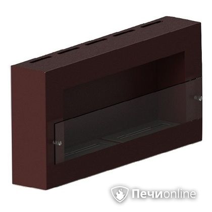 Биокамин ЭкоЛайф Window Fat II Glass black burgundy Арома в Владимире